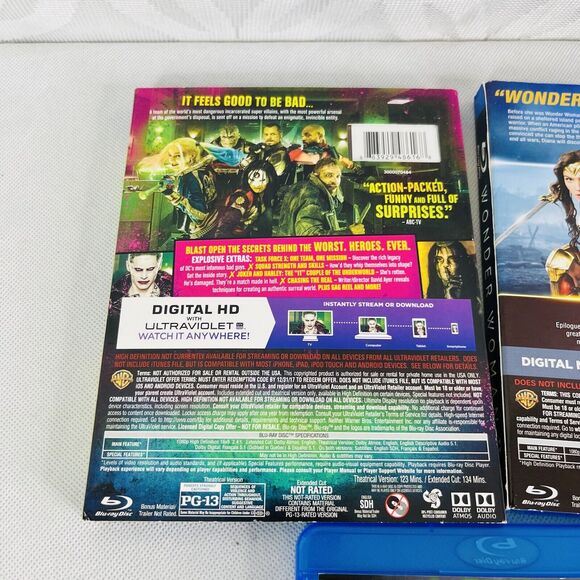 Batman v Superman: Dawn of Justice, Wonder Woman & Suicide‎ Squad Blu-ray Lot - Picture 5 of 7